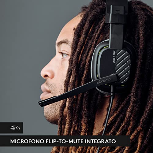 ASTRO A10 Cuffie Gaming Cablate Gen 2, Cuffie da Gioco Over-Ear con Microfono Flip-to-Mute, Leggere e Resistenti, Driver 32 mm, Compatibile con PC/Mac, PS5, Xbox serie XIS, Switch,Mobile, Nero - Immagine 2