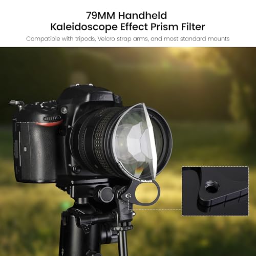 Filtre à Prisme 8 Faces Accessoires DSLR Réfraction Lumineuse Kaléidoscope - 4