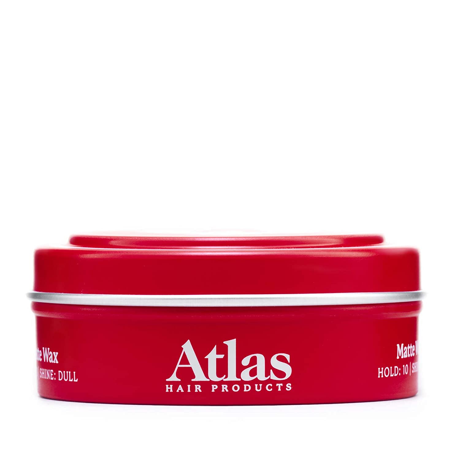 Hair Pomade for Men | Atlas Matte Wax Pomade | Men's Hair Styling Product | High Hold Hair Wax for Men | Water Soluble | 2.4oz (Single (1-Pack)) : Beauty & Personal Care