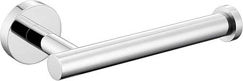 Miniatura 11 de APLusee Soporte de papel higiénico de níquel cepillado, soporte de papel higiénico de acero inoxidable 304 para pared de baño, dispensador de rollos