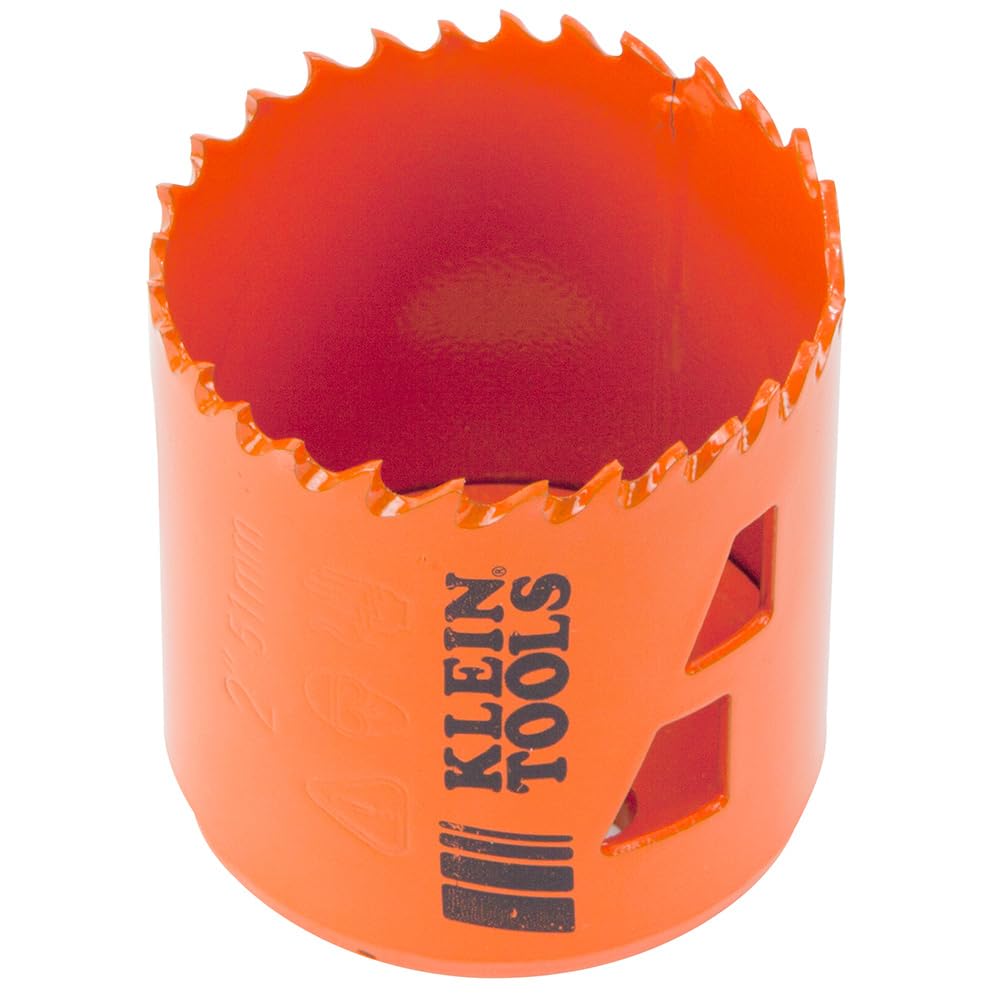 Klein 2" Bi-Metal Hole Saw - Cuts Steel & More -1 Klein 2" Bi-Metal Hole Saw - Cuts Steel & More -1