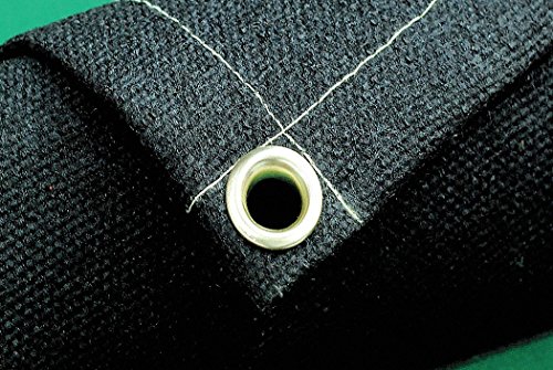 Welding Blanket, 10 ft. W, 6 ft., Black