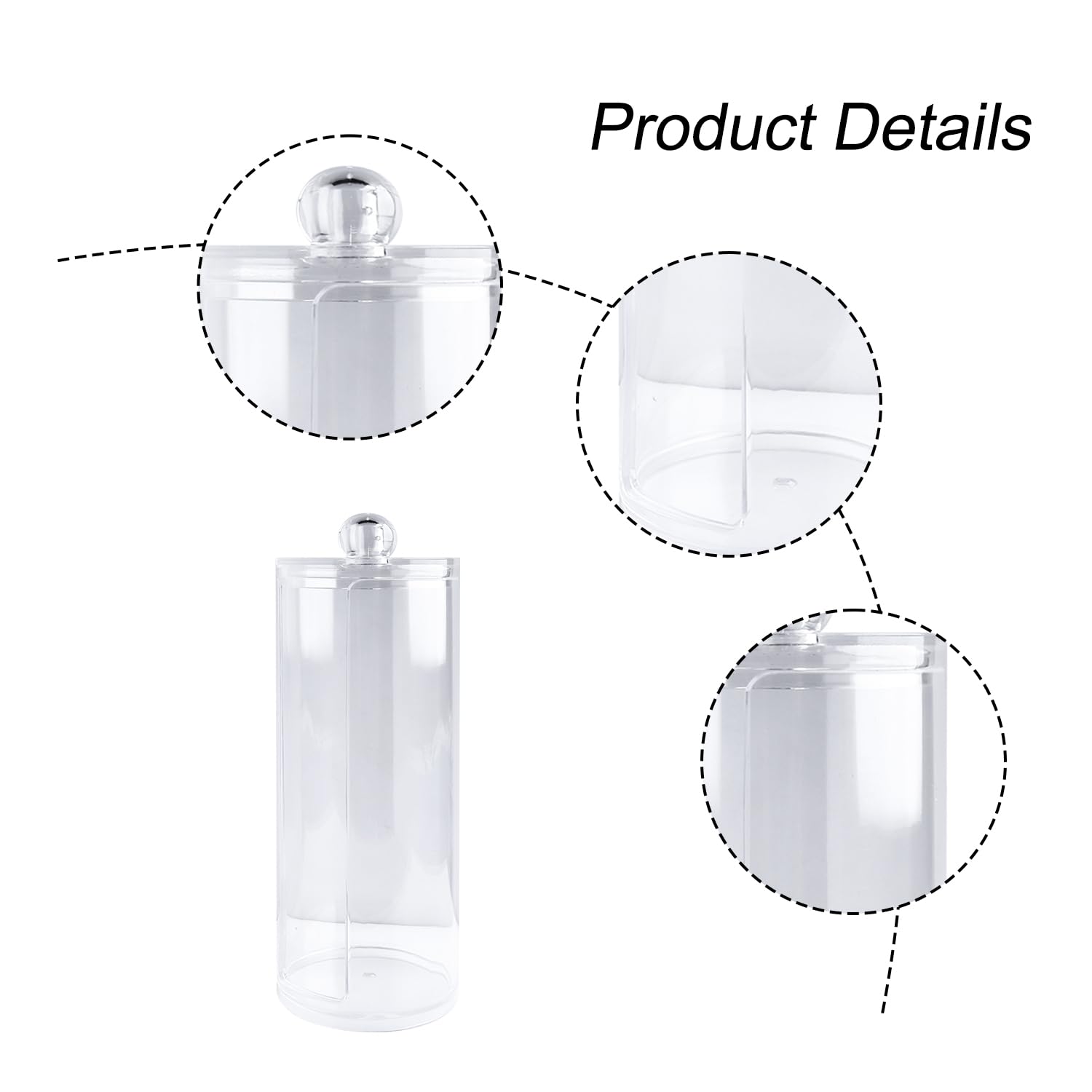 Vanyibro Transparent Long Tube Bathroom Containers,Dispenser Holder ...