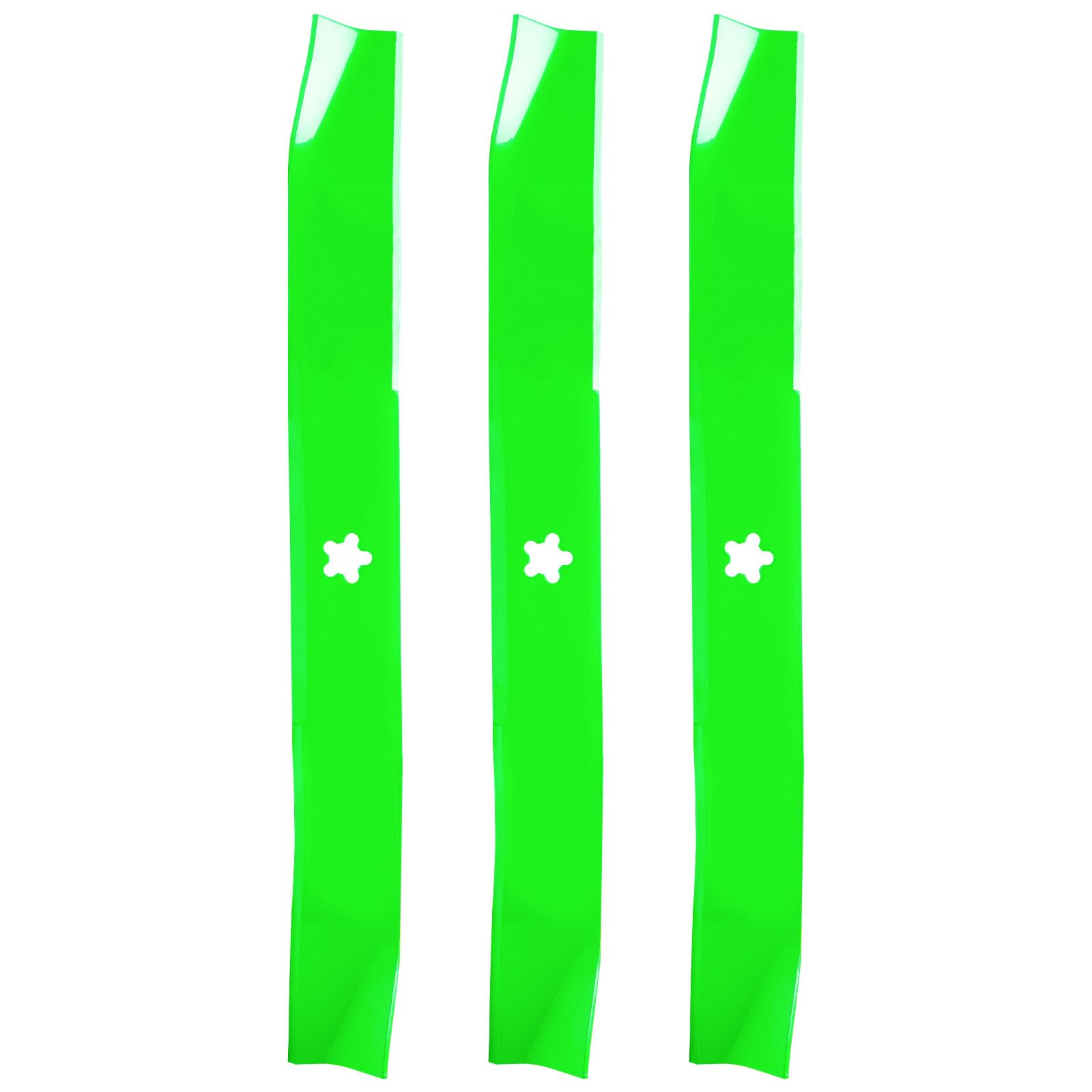 Juego de 3 cuchillas para cortacésped 134149 para manualidades de cubierta de 42 pulgadas Man LT1000 LT2000 YS4500, Hu sqvarna, Pou LAN Pros, reemplaza OEM 5422719, 424752, 777-134149, 532