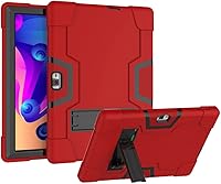 Vista 6 de Funda híbrida para tablet HAOVM S30 / Vankyo S30 para tableta, compatible con niños, funda Vankyo s30, a prueba de golpes, parte trasera dura