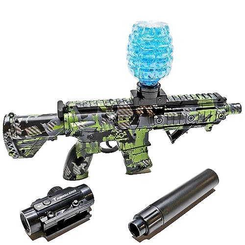 Leão Lançador de Bolinhas de GEL Orbeez M416 Camuflado Verde