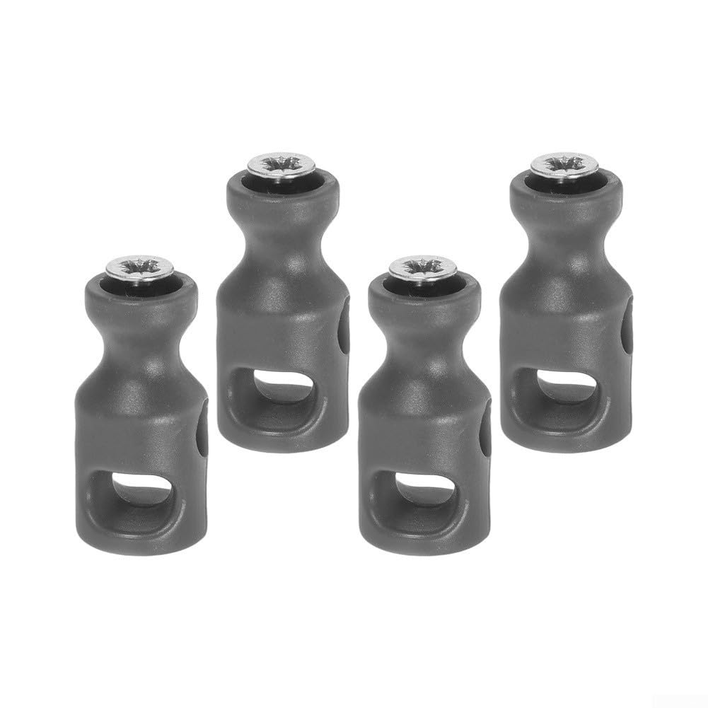 Conector Varilla Desagüe Baño 4uds Plástico Gris