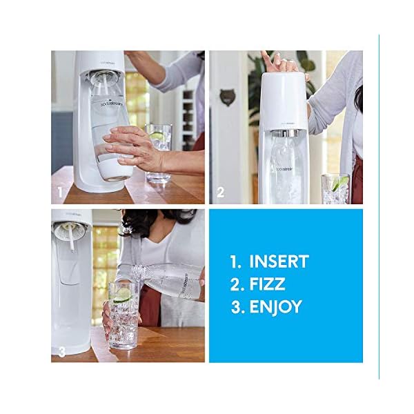 SodaStream x bubly Fizzi Sparkling Water Maker Bundle No Plastic Drinks