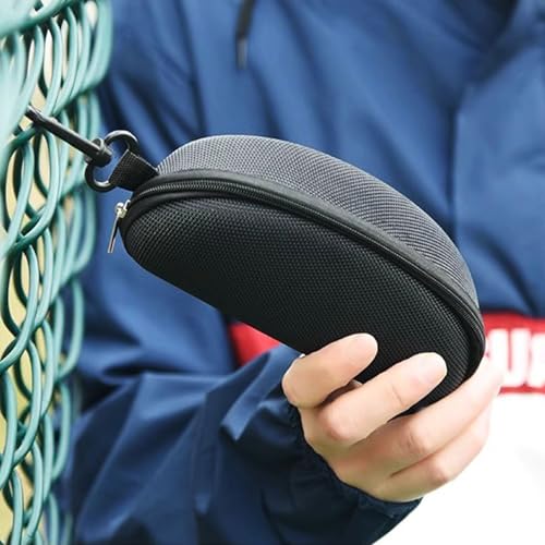 Maxentico Brillenetui(3Pcs), Glasses Sonnenbrillenetui Schutzhülle Brillen, Sunglasses Sonnenbrille Schwimmbrillen Etui, Brillenbox Sonnenbrillen Brillenetuis mit Schlüsselanhänger-Clip Kind geeignet