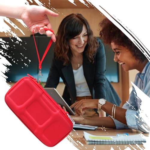Image of XANAD 3-in-1 Hard Case for Samsung T7 /T7 Shield /T7 Touch /T9 /T5 SSD, Red