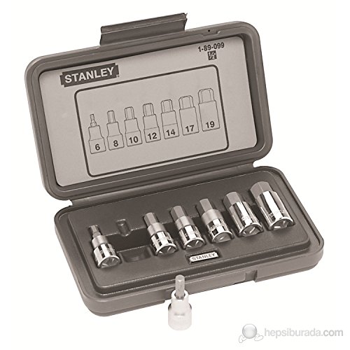 Stanley 1-89-099 Coffret À Douilles 6 Pans 1/2