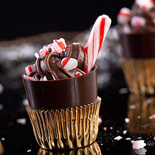 Astor Chocolate Liqueur Cups, 24 Dark Chocolate Ready to Fill Cups, Mini Dessert Shells, Perfect For Gifting, Hostess Gifts, Party Planning, Catering Products Liquor Accessories (2 Boxes of 12) - Thumbnail 6