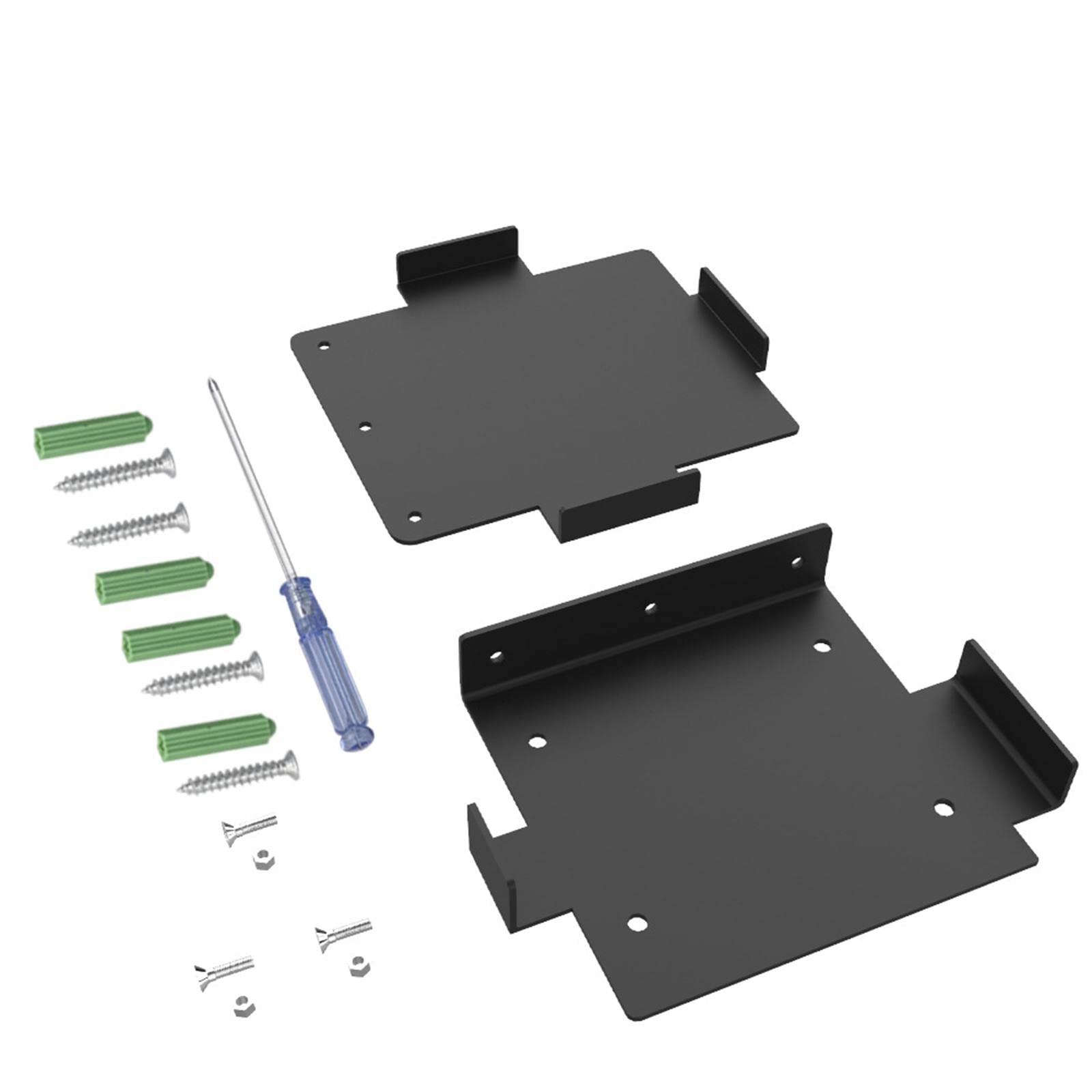 Soporte de Pared para Consola Estante Vertical Repisa Colgante Detrás del Televisor Base Antideslizante Material Plástico Adecuado para