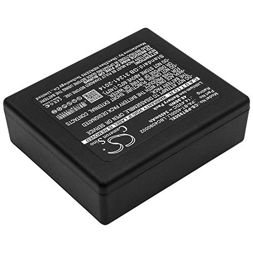 TrustCell HP25B, PA-BT-4000LI, LBC4090002, LBD709-001, LBF3250001, Replacement Battery for Brother P Touch P 950 NW RuggedJet RJ, PA-BB-001, PA-BB-002, PT-D800W 3400mAh