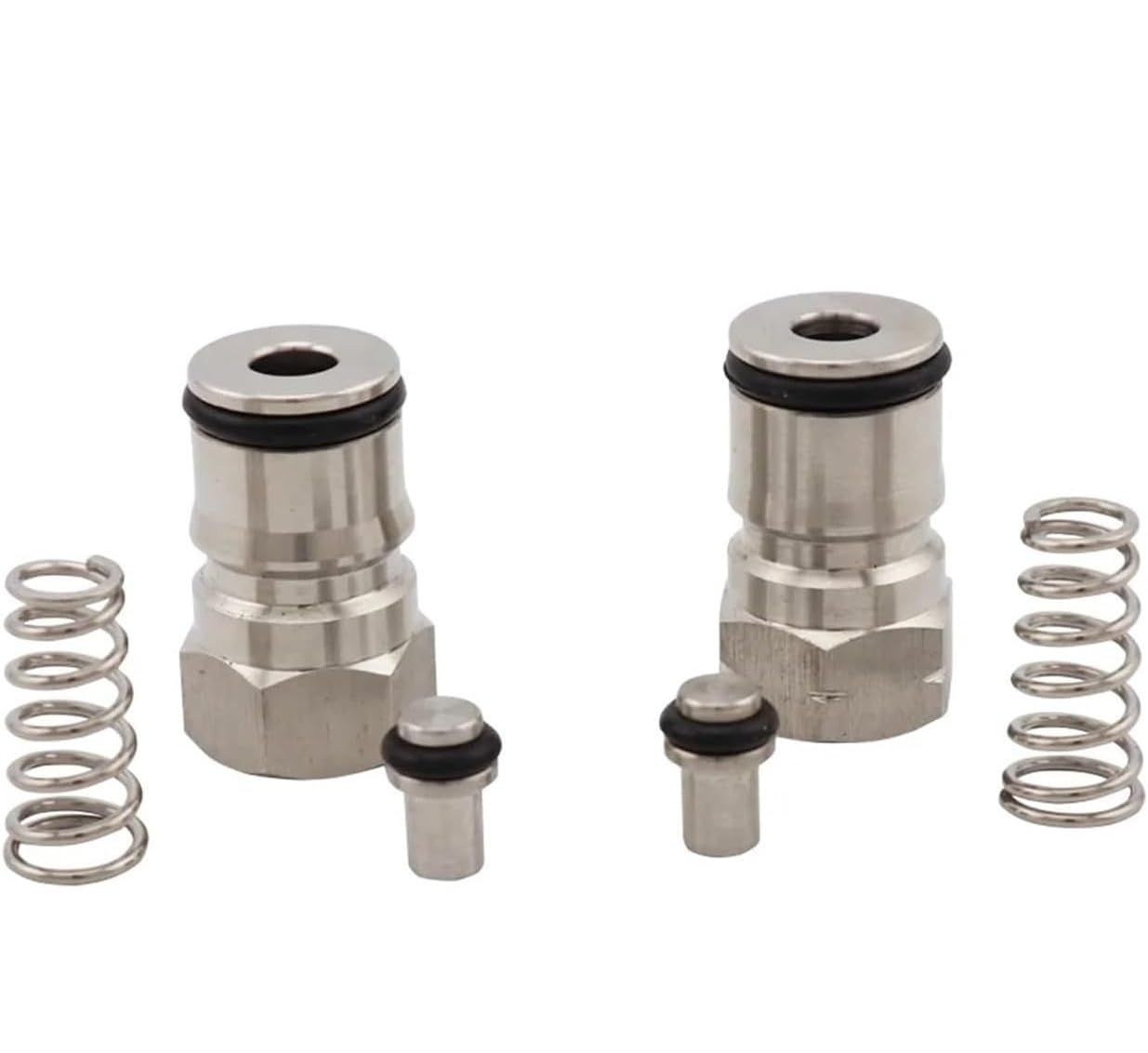 Bierfass-Kugelverschluss-Set (Kugelverschlussbolzen & Ventilkegel) – Edelstahl 304 & lebensmittelechter Gummi – 19/32"-18 & 9/16"-18, 1 Stück(19 32-g)