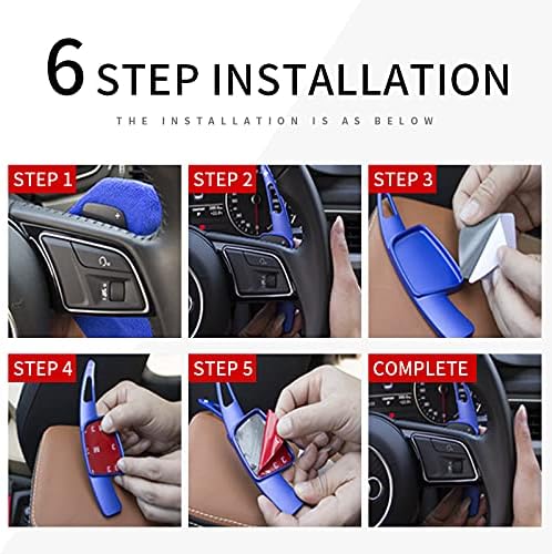 Miniatura 6 de HIBEYO Extensiones de palanca de cambios de paleta de aluminio plateado para sedanes Kia K5 GT, LXS, EX, LX, GT-Line 2020-2021