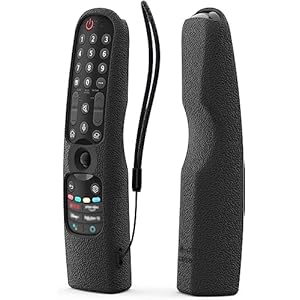 Silicone MR22GN Magic Remote LG Cover Compatible with LG MR21GA/MR23GN MR24GN OLED Smart TV Remote,Shockproof Protective Cover for 2021-2024 LG MR23GN Remote Cover with Loop LG Remote Cover
