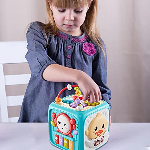 Brinquedo do cubo da atividade do bebê | brinquedos de desenvolvimento para crianças de 1 ano,Centro