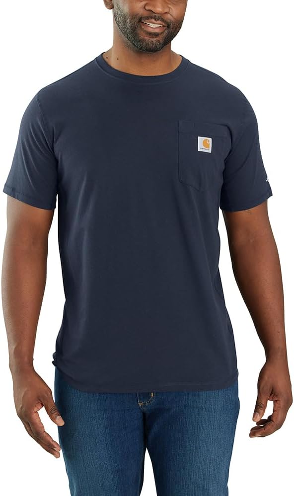 Men's Force Relaxed Fit Midweight Short-Sleeve Pocket T-Shirt