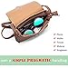 LaRechor Bolso Bandolera para Mujer Pequeño con Cerradura Antirrobo, Retro Mini Bolso...