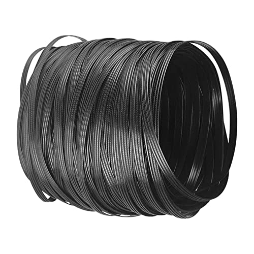 Eagles Wicker Repair Kit, 230Ft/70m Synthetic Rattan Repair Material Waterproof Flat Ribbon for Garden Patio Furniture and Rattan Chair Sofa Basket(8mm W x1.2mm THK)-Black Stripes by Eagles - Used condition - US$16.94
