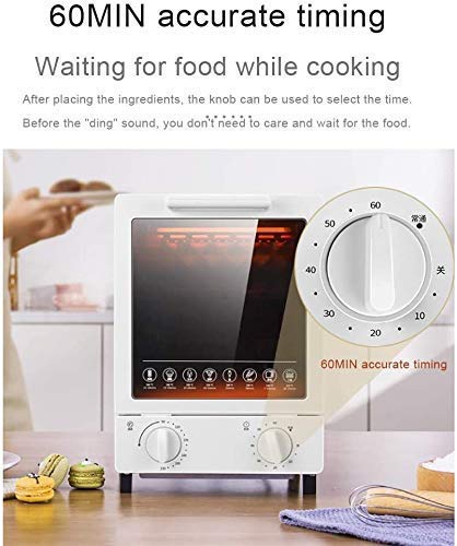 Huishoudelijke Verticale Multifunctionele Mini Oven Elektrische Desktop Oven Temperatuur Aanpassing Bespaart Ruimte 12L Mini Ovens Every Family - Afbeelding 4