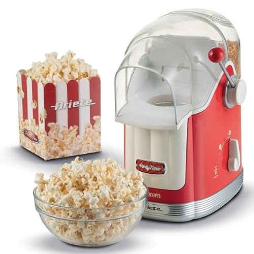 Macchina Per Fare Pop Corn Ariete Party Time Rosso, 00C295800Ar0