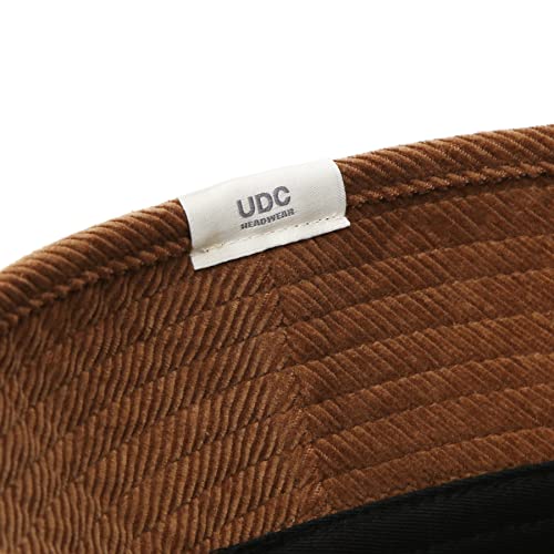 Chapeau bucket hat en velours marron UNDERCONTROL - 7