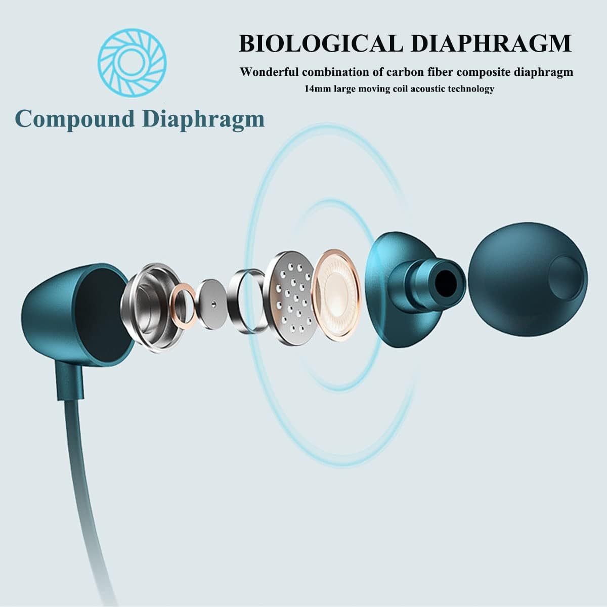 ikxo neckband bluetooth headphones noise cancelling headset with mic wireless earbuds 5 0 cvc 8 0 waterproof sport earphones for running driving worki