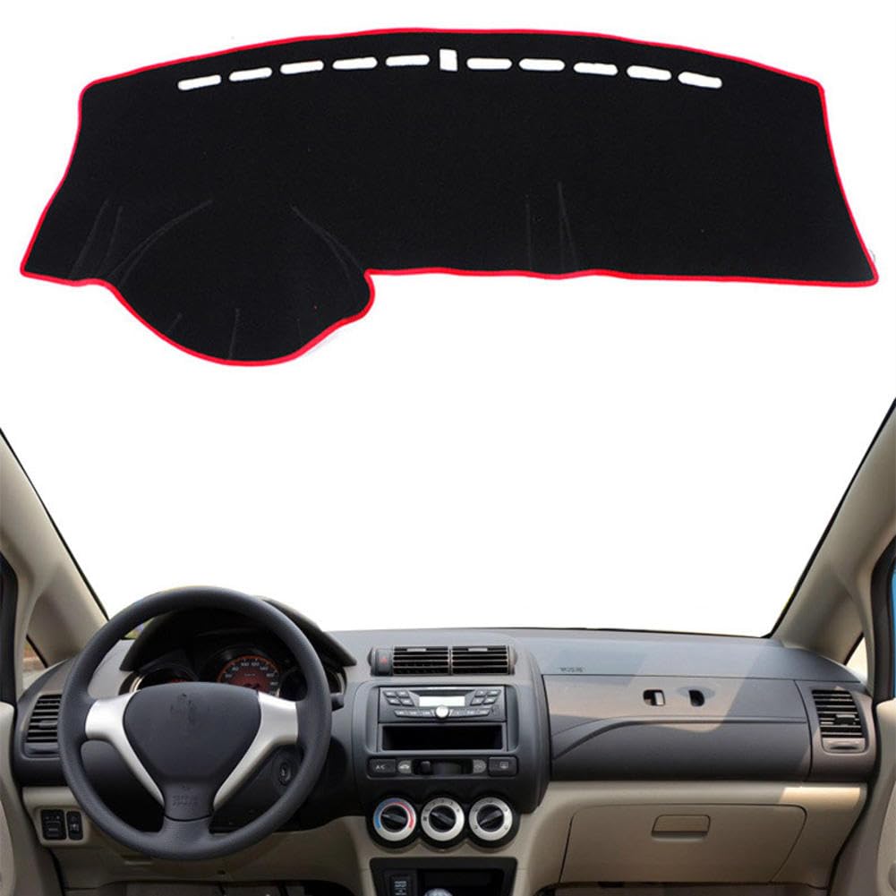 Cubierta de tablero visera LEFEDA para Honda City GD8 2003-2007 antideslumbrante