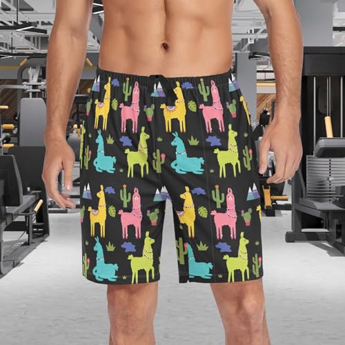 visesunny Men's Pajama Shorts Summer floral pattern Soft Comfy Sleep Pants Lounge Bottoms Wear with Pockets S-XXL3