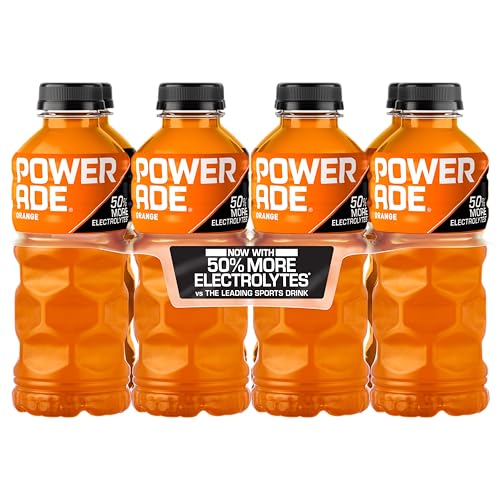 Image of POWERADE Sports Drink Orange, 20 Ounce (Pack of 8)