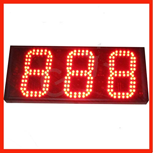 Compteur 3 chiffres LED numérique pour l'organisation des zones d'attente