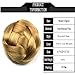 Synthetic Hair Chignon Scrunchie Natural Hair Braided Bun Donut Hairpieces Clip in Hair Bun Extensions Updo Space Bun for Women Beauty (Dark Ash Blonde)