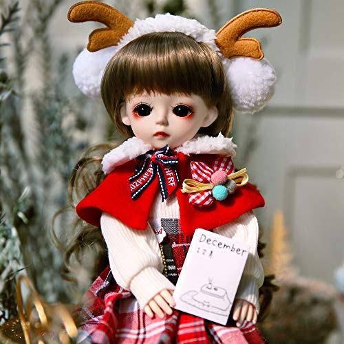 Ucanaan Bjd Doll 1/6 Sd Dolls 12 Inch 18 Ball Jointed Doll Diy Toys With Full Set Clothes Shoes Wig Makeup For Girls-Mia #TOP3