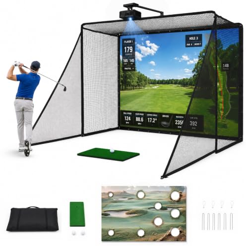 Homevol 2-in-1 Simulator Net System