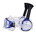 IST ProEar Dive Mask with Ear Covers, Scuba Diving Pressure Equalization Gear, Tempered Glass Twin Lens (Blue)