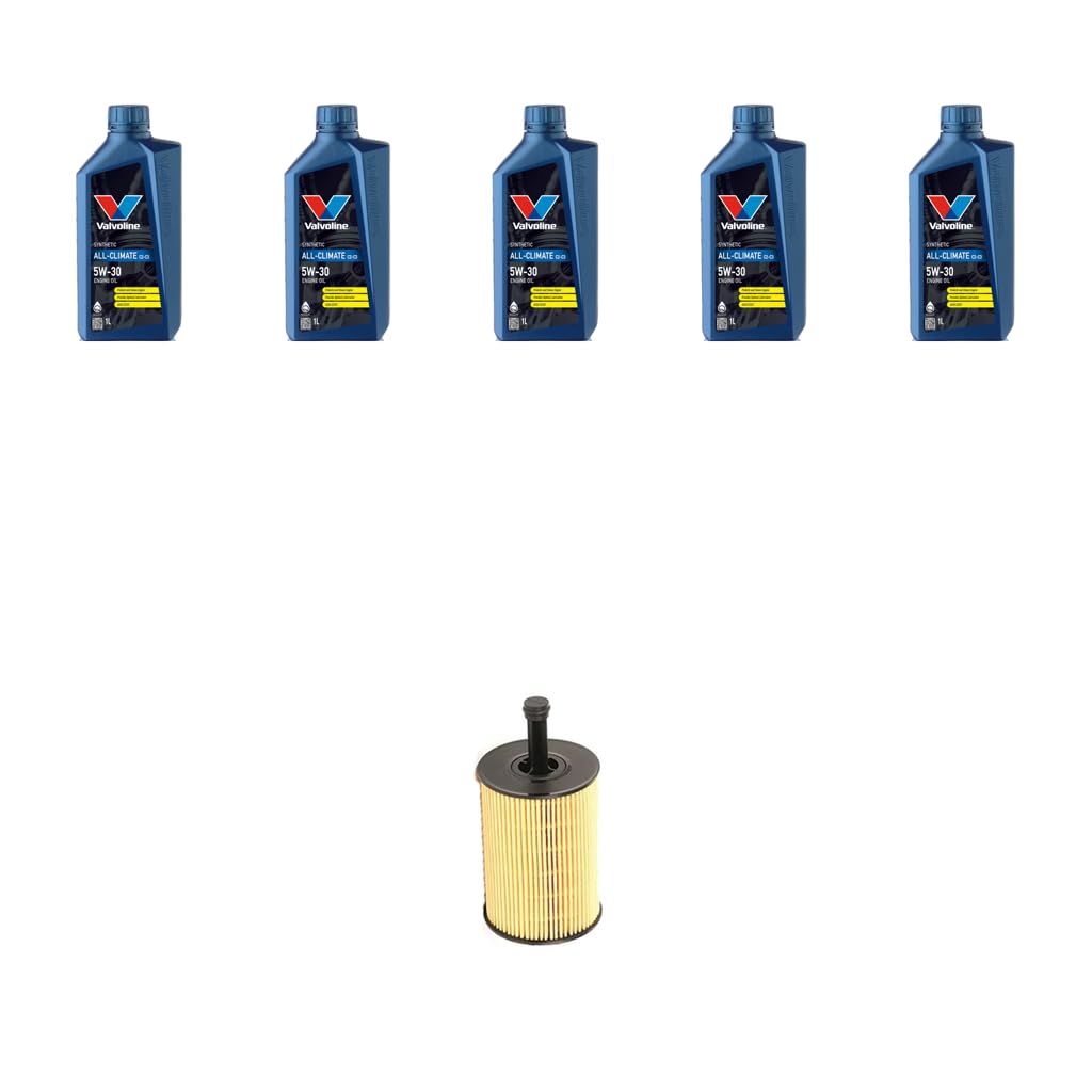 Kit filtro olio e 5L compatibile con Dodge Journey 2.0 Crd 103kw 2008