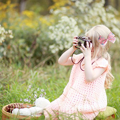 Hair Bows Clips For Girls - 5 Inches Alligator Clips For Girls Large Bow Unicorn Rainbow Grosgrain Ribbon Hair Barrettes Accessories For Toddler Teens Kids 12 Color #TOP6