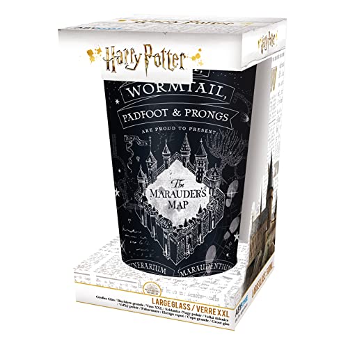 ABYSTYLE - Harry Potter - Bicchiere XXL - 400 ml - Mappa del Malandrino