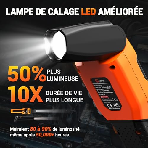 KZYEE KT80 Lampe Stroboscopique Allumage – Angle de Avance & Dwell & RPM – vue 6