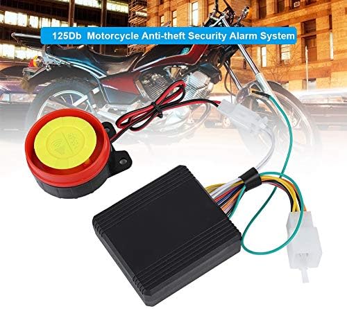125dB 12V Motorcycle Anti Theft Security Alarm System with Remote Control for Scooters