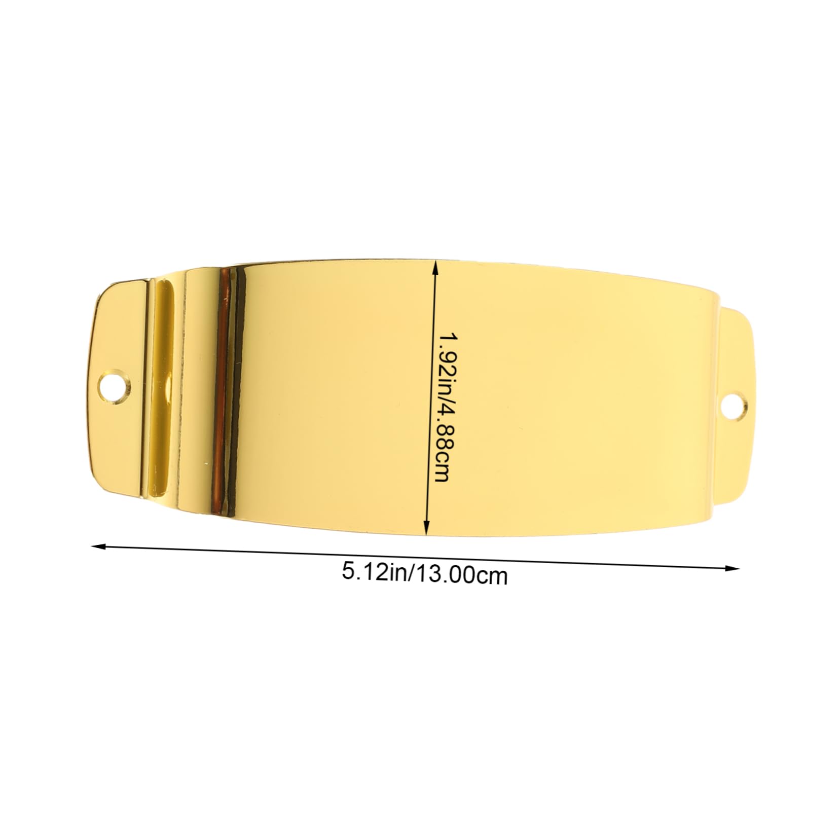 FAVOMOTO 1 Pc Bass Cover Metal Humbucker Guard Pickup Protective Cover Steel Protective Cover for Pickup Truck Zinc Alloy Under Instrument