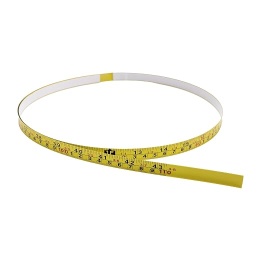 Kit de 4 cintas métricas adhesivas de acero, 44" (110cm) miniatura 4