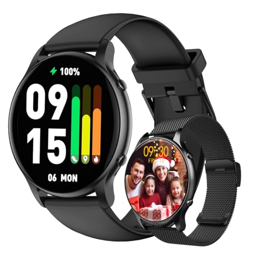Smartwatch BLACKULTRA 1.32" Full Touch, IP68, Faz e Recebe Ligaçõ...