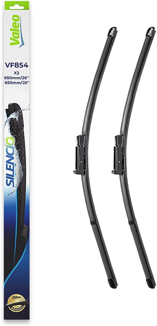 Valeo Silencio Wiper Blade VF854 577854 Front Length: 650mm/650mm Set of 2 Wiper Blades (for Left Hand Drive Vehicles)