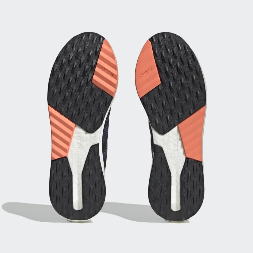 Image of Adidas Unisex Avery Running Shoe, Black /Black /Coral Fusion, 9 US Men