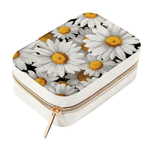Boîte à bijoux velours Daisy zippée : rangez bagues et bracelets - 2