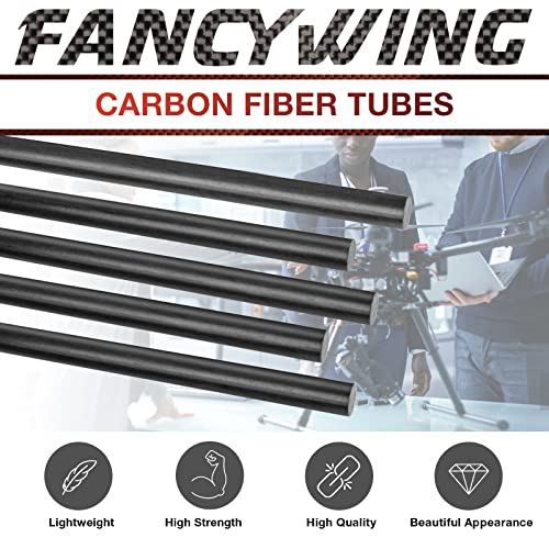 FANCYWING 200MMX 1.0MM 1.5MM 2.0MM 2.5MM 3.0MM 4.0MM 5.0MM 10 PCS Carbon Fiber Rod for RC Airplane DIY Craft 1mm Matte Pole 200mm