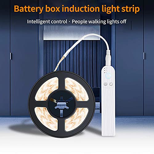 Tira de LEDs con sensor de movimiento 3 metros blanco cálido miniatura 4
